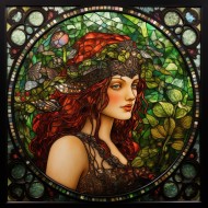 "Lady of the Forest" - Acrylbild